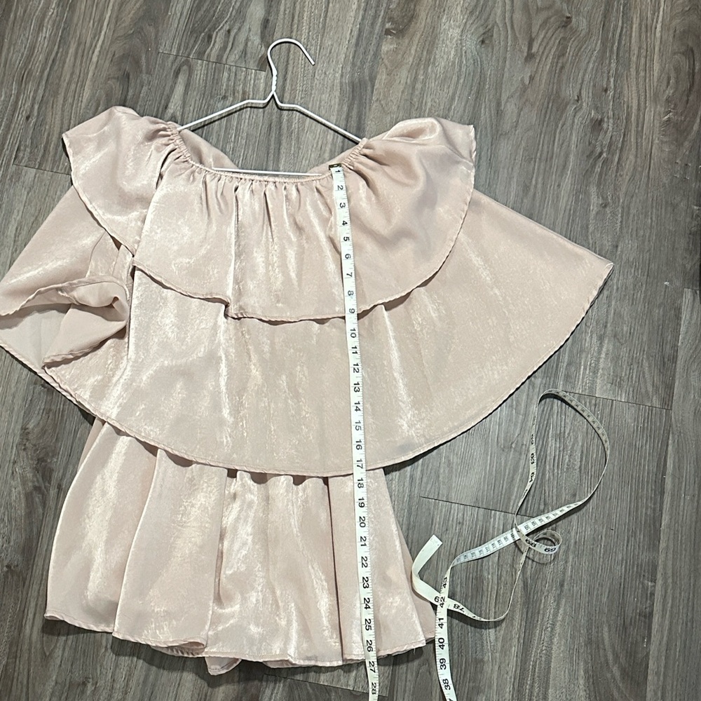 O.vianca Elegant Ruffle Off-Shoulder Mini Dress - Picture 9 of 9